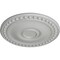 Ekena Millwork Foster Ceiling Medallion (Fits Canopies up to 5 5/8"), Hand-Painted Frost, 19 1/8"OD x 1"P CM19FOFRF - alternate 2